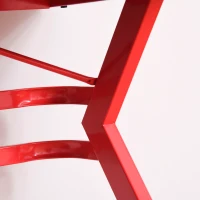HOMCOM 47" Gaming Desk Computer Table for Home Office with Elevated Monitor Stand, Headphone Hook, Cup Holder, and Controller Rack, Red/Black(m-12)