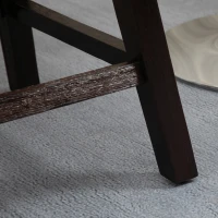 HOMCOM Counter Height Bar Stools, Swivel Bar Chairs, 25.5" High Fabric Tufted Breakfast Barstools for Kitchen, Set of 2, Beige(m-12)