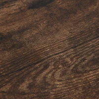 HOMCOM 5-Piece Industrial Dining Table Set, Bar Table & 4 Stools Set, Space Saving for Pub & Kitchen, Rustic Brown/Black(m-15)