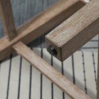 HOMCOM Set of 2 Tufted Bar Stool Chairs, White(m-9)