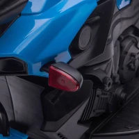 Aosom Kids 6V Electric Pedal Motorcycle Ride-On Toy Battery 18 - 48 months Blue(m-11)