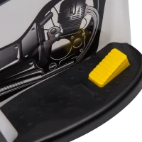 Aosom 6V Kids Motorcycle Dirt Bike Electric Battery-Powered Ride-On Toy Off-road Street Bike with Music & Horn Buttons, Stable 3-Wheel Design, & Rear Storage Space, White(m-10)