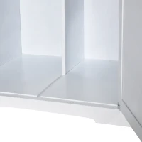 PawHut 37.5" Wooden Covered Mess Free Cat Litter Box Enclosure Furniture(m-8)