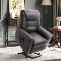 HOMCOM Electric Power Lift Recliner Chair w/ Remote, Brown(m-2)