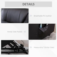 HOMCOM Electric Power Lift Recliner Chair w/ Remote, Brown(m-7)