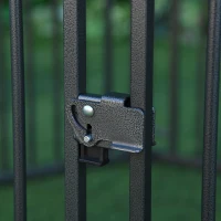 PawHut Dog Playpen with Door & Removable Cover for Small & Most Medium Sized Dogs Indoor & Outdoor Use, 47" H(m-11)