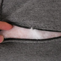 HOMCOM Convertible Accent Chair Single Sofa with Upholstered Fabric Cushion and Steel Legs for Compact Living Room, Grey(m-14)