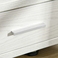 HOMCOM Modern TV Stand for TVs up to 45", TV Cabinet with Storage Shelf and Drawer, Entertainment Center for Living Room Bedroom, White(m-6)