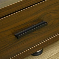 HOMCOM Modern TV Stand for TVs up to 45", TV Cabinet with Storage Shelf and Drawer, Entertainment Center for Living Room Bedroom, Walnut(m-7)