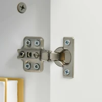 HOMCOM Modern Kitchen Sideboard, Buffet Table with Drawer, Double Door Cabinet and Adjustable Shelves, White(m-11)