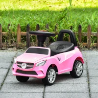 Aosom Kids Ride-On Sliding Car with Horn, Music, Working Lights, Storage, Foot-to-Floor Slider, No Power Required, Fun Play Vehicle(m-8)