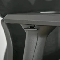 Vinsetto 300 lbs Mesh Office Chair, Ergonomic High Back Swivel Desk Chair with Adjustable Height, Armrest, Lumbar Support and Headrest, Black(m-9)