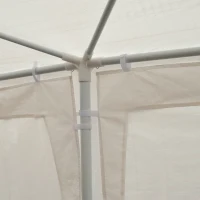Outsunny 10'x30' Portable  Party Tent Outdoor Event Camping Gazebo Canopy with 5 Removable Sidewalls, White(m-9)