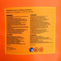 Outsunny Kids Bounce Castle House Inflatable Water Slide Pool Gun Climbing Wall 4 in 1 with Inflator for Kids Age 3-12 Summer 15.3' x 13.8' x 7.5' Multi-color(m-12)