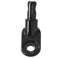 Aosom BikeTrailer Hitch, Steel Type 'B' Bicycle Trailer, Powder Coating, Durable and Sturdy, Cargo Hitch Coupler, for Cargo, Child and Pet Trailers, Black(m-5)