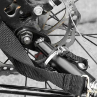 Aosom BikeTrailer Hitch, Steel Type 'B' Bicycle Trailer, Powder Coating, Durable and Sturdy, Cargo Hitch Coupler, for Cargo, Child and Pet Trailers, Black(m-2)