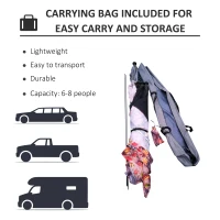 Outsunny 6-Sided Hexagon Pop Up Party Tent Gazebo with Mesh Netting Walls & Shaded Interior, 12' x 12', Camouflage(m-6)