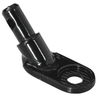 Aosom BikeTrailer Hitch, Steel Type 'B' Bicycle Trailer, Powder Coating, Durable and Sturdy, Cargo Hitch Coupler, for Cargo, Child and Pet Trailers, Black(m-1)