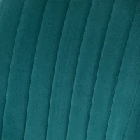 HOMCOM Modern Rocking Chairs, Upholstered Nursery Glider Rocker, Wingback Armchair for Living Room, Bedroom - Blue(m-11)