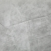 Vinsetto Armless Task Chair, Mid-back Desk Chair, Microfiber Home Office Chair with Adjustable Height, Tilt, Swivel Function, Gray(m-8)