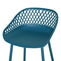 HOMCOM Set of 2 Vintage Metal Bar Stool with Back Rest Counter Stools with Footrest(m-6)