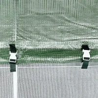 Outsunny 13' x 10' x 7' Large Walk-in Tunnel Greenhouse, Portable Garden Planting Hot House with PE Cover, Green(m-9)