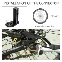 Aosom Elite II 2-in-1 Pet Dog Bike Trailer Jogger with Suspension, Red(m-5)