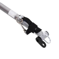 Aosom 2-Seat Kids Bicycle Trailer 55lbs Steel w/ Water Resistant Carrier Windows - Black and Orange(m-7)