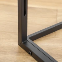 PawHut Elevated Dog Bowls Feeder with Stainless Steel Set, Twin Raised Adjustable Pet Food Platform for Medium, Large Dogs, Natural(m-9)