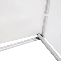 Outsunny 9.85'L x 6.6'W x 6.6'H Polytunnel Greenhouse Outdoor Walk-In Greenhouse, Transparent(m-11)