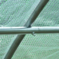Outsunny 20 X 10' Greenhouse Walk-in Tunnel Garden Heavy Duty Metal Frame Warm House, Green(m-9)