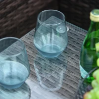 Outsunny 5PC Outdoor Modular Rattan Wicker Sofa Set Aluminum Frame Garden Sectional Patio Furniture with Table, Brown(m-11)