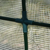 Outsunny 71" x 36" x 36" Portable Mini Greenhouse Tunnel Growing Tent Plants Flower Warm House w/ Zippered Roll-up Doors, PE Cover, White(m-9)