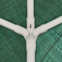 Outsunny 10x10ft Party Tent Portable Gazebo Folding Garden Canopy Event Shelter Outdoor Sunshade Green(m-9)