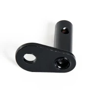 Aosom Steel Bike Trailer Hitch, Bike Trailer Attachment, Cycling Adapter Accessories Type 'A' Hitch Connector with Quick Release for Cargo, Child and Pet Trailers(m-6)