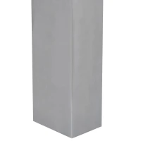 HOMCOM Vintage Fireplace Mantel Surround, Wood Mantels for Fireplace with Decorative Pattern, Interior Width 31", Grey(m-11)