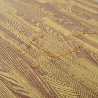 HOMCOM Soft EVA Foam Interlocking Floor Mats 96 Square Feet Exercise Workout Mat Kid Play Mat 24pcs(Light Grain Wood)(m-6)