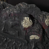 HOMCOM Electric Fireplace Logs with Realistic Ember Bed, Freestanding or Insert Fireplace Heater with Remote Control, Timer, 1400W, Black(m-11)