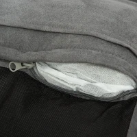 PawHut Elevated Dog Bed, Outdoor Dog Cot, Pet Mat, with Soft Cushion, Breathable Mesh, Washable Cover, for Extra Large-Sized Dog, Grey(m-10)