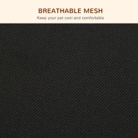 PawHut Elevated Dog Bed, Outdoor Dog Cot, Pet Mat, with Soft Cushion, Breathable Mesh, Washable Cover, for Extra Large-Sized Dog, Grey(m-6)