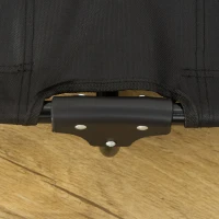 PawHut Elevated Dog Bed, Outdoor Dog Cot, Pet Mat, with Soft Cushion, Breathable Mesh, Washable Cover, for Extra Large-Sized Dog, Grey(m-12)