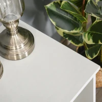 HOMCOM Wood Rolling File Cabinet Storage Organizer with 3 Large Open Shelves and Door Cabinet Door for Easy Storage and Mobility, White(m-9)