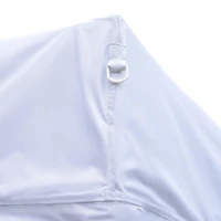 Outsunny 10'x10' Pop Up Canopy, Easy Set Up Party Tent with 2 Tier Vented Roof and Carrying Bag for Outdoor, Garden, Camping, White(m-8)