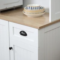 HOMCOM 71" Kitchen Pantry Storage Cabinet with Storage, White(m-14)