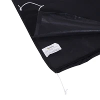 Outsunny Outdoor Large Umbrella Cover Patio Cantilever Banana Parasol Protector Weather Resistant Black(m-5)