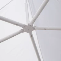 Outsunny Wedding Tent 22.3ft Octagonal Party Tent Event Shelter Outdoor with 8 Removable Walls - White(m-13)