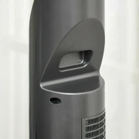 HOMCOM Tower Fan with Air Purifying Filter & Remote Control, Oscillating, Slim, Grey - Ideal for Home & Office(m-13)