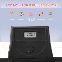 Soozier Foldable Exercise Bike with 8-Level Adjustable Magnetic Resistance, Indoor Stationary Bike X Bike with LCD Screen, Tablet Phone Holder for Home Aerobic Training, Black(m-6)