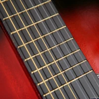 Soozier 36" Kids Acoustic Guitar Set with Easy Strings, Tuner, Picks, and Waterproof Case Included, Beginner Acoustic Guitar for Kids, Portable Acoustic Child Guitar, Wine Red(m-9)