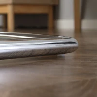 HOMCOM High-Back Dining Chairs Set of 2, PU Leather Accent Kitchen Chairs for Dining Room, Living Room with Bent Steel Base, Black(m-9)